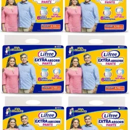 Adult Pant Style Diapers L10 Large Size ( L10 Pack of 6 ) Adult Diapers - L-image-41