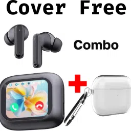 Combo Touch Screen Bluetooth Display Earbuds TWS Cancelling Cover free Bluetooth Headset-20