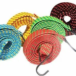 Multipurpose Bungee Cord Metal Hook 6 ft Multicolored - Pack of 2 Bungee Cord-image-12