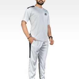 Men Night Suit Set Grey Striped-image-53