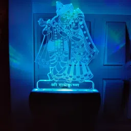 COLOR CHANGING Radha krishna Table Lamp Table Lamp-11