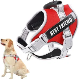 High Quality Adjustable Paded Dog Vest Harness, No-Pull Soft for pets Dog & Cat Standard Harness-4