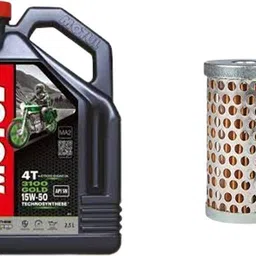 motul 3100 15W50 Engine oil & Oil Filter Combo fro Bullet 500 Synthetic Blend Engine Oil-picture-16