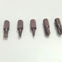tom Bit Driver Set with 9 Hardened and Tempered Bits Taparia Combination Screwdriver Set image 2