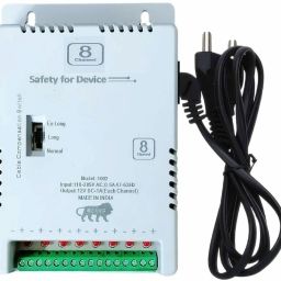 GoodsBazaar 8 Channel CCTV Camera SMPS Power Supply Adapter 12V 10A 120W AC to DC Converter 120 Watts PSU-5