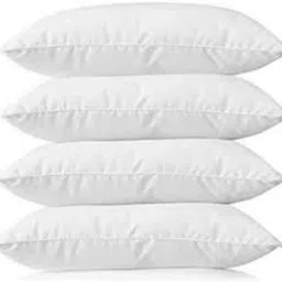 Microfibre Solid Sleeping Pillow Pack of 4-22