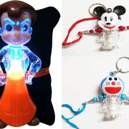 Kids RA 22461 Plastic (PVC) Rakhi Set-image-40