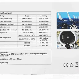 metravi AVM-08 Digital Thermo-Anemometer with CFM/CMM and built-in Infrared Thermometer. Digital Anemometer image 5