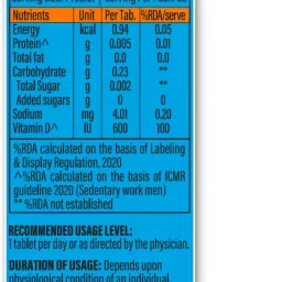 nutrela Vitamin D-2K Chewable Tablets By image 2