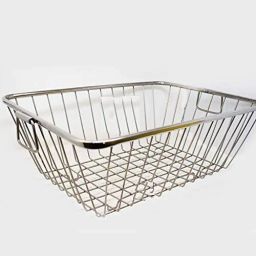 Stainless Steel Dish Drainer Basket for Kitchen/Dish Drying Stand/Utensil Drainer Rack Storage Basket-image-36