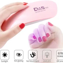 Nail Paint Dryer With USB | Nail Polish Dryer | LED UV Light Nail Polish Dryer-image-27