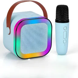 JANROCK K12 Speaker Machine Bluetooth-Compatible Wireless Karaoke Mic Speaker with RGB 5 W Bluetooth Speaker-10