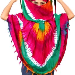 Printed Rayon Women Multicolor Fancy Scarf, Stole-image-85