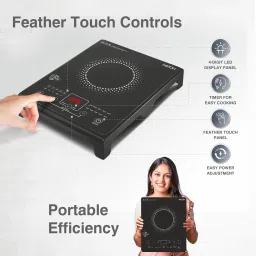 milton 1600 W Induction Cooktop Touch Panel image 4