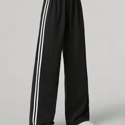 dockstreet Women Solid White Track Pants-picture-37
