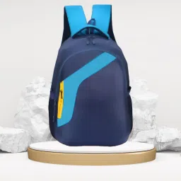 Spacy Comfortable Unisex Bag pack with Reflective Strip Lite Weight For Tuition Waterproof School Bag-image-13