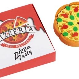 KIDS PIZZA SHAPE 7 SLICES ERASER Non-Toxic Eraser-28