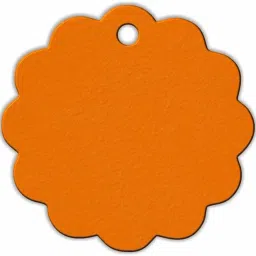 Creative Ideas Of Gift Tags Blank Label Sticker Hang Tag Double-Sided Printable Handmade Art/ Kraft With Golden Strings For Festival Decoration Events Small Business etc 200pcs- Pumpkin Colour Greeting Card-image-6