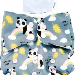 Ultrahygiene Baby Panda Extra Soft Reusable Cloth Diaper for Babies 0 to 3 Yrs-image-4