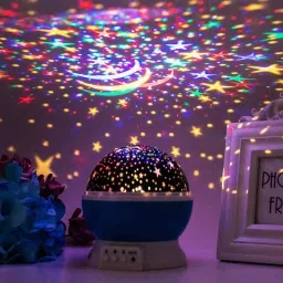 Star Master Night Lamp with Colour Rotation (Multicolor)nmp8 Table Lamp-image-25