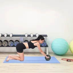 de jure fitness Polypropylene ZBlack Roller Ab Exercise Ab Roller Ab Exerciser image 5