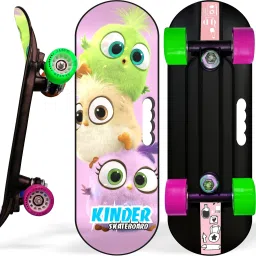 Kinder Junior Skateboard for Kids Upto 7 Years Age (Cutie Pie) 18 inch x 6 inch Skateboard-picture-10