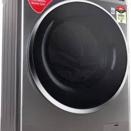 lg 7 kg with Inverter Fully Automatic Front Load with In-built Heater Silver image 3