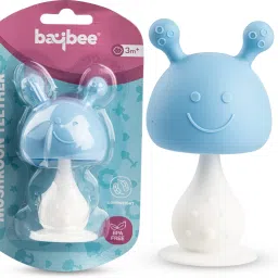 Mushroom Silicone Teether for Baby BPA Free Food Grade Silicone Teether for Baby Teether-10