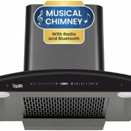 Disco 90 Musical Smart Auto Clean Wall Mounted Black 1550 CMH Chimney-image-52