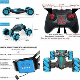 infinity use new gesture sensor remote control twist car watch remote control deformation car drifting and dancing off-road stunt car image 5
