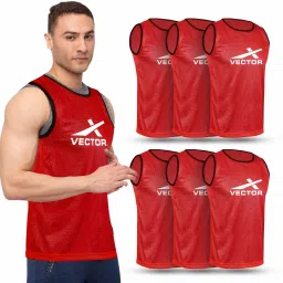 VX-BIBS Pack of 6 Small Football, Hockey Bib-image-85