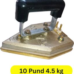 10 pounds (4.5 kg) Tajco, Tejco Electric Brass Plate Industrial Iron,Model 2023 600 W Dry Iron-image-20