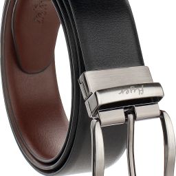 Men Formal, Casual, Evening, Party Black, Brown Genuine Leather Reversible Belt-image-43