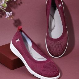 Women's FlyKnit Comfort Slip-On Ballet Flats Bellies For Women-image-4