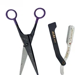 Shaving Razor Men & Hair Cutting Scissor | 7'Inch Scissor | Scissors-image-96