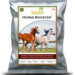 Horse Booster Plus - Growth Booster with Vitamins, Minerals, Probiotic For Horse Pet Health Supplements-99