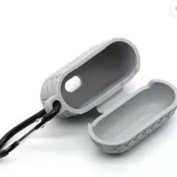 YSTIFYRA Silicone Latch Headphone Case For Grey Woven Pattern Only for Apple AirPods 4th Gen Case (2024) (USB-C) image 3