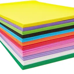 100 pcs A4 Size Color Sheets (10 Sheets Each Color) /Art and Craft Paper Double (Length -27.5 cm Width - 20.3 cm) Sided Coloured Folding DIY Craft Smooth Finish Home, School, Office Stationery 80 gsm Multipurpose Paper-picture-18