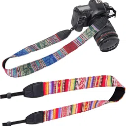 KRAPTICK DSLR Camera Straps, Camera Body Strap, Camera Accessories for Men (Pack of 2) Strap-picture-1