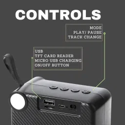 GUGGU DJ BOX Portable Thunder Sound, 1200mAh Battery 5 W Bluetooth SpeakerFBB179 5 W Bluetooth Home Audio Speaker image 2