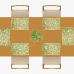 flipkart smartbuy Rectangular Pack of 2 Table Placemat image 3