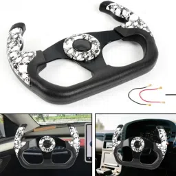 13inch Universal Steering Wheel Sports Car Look Rally Race OffRoad with Free HUB Vehicle Steering Wheel For Cars-10