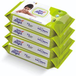 Super Soft Baby Wipes with Aloe Vera Extract, Lid pack-21