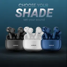 hoppup AirDoze 402 Earbuds with 50H PlayTime, 40MS Low Latency, AI ENC & 5.4v Bluetooth Headset image 2