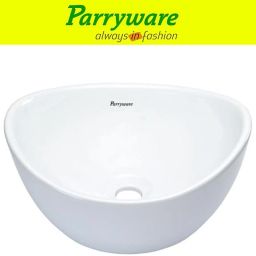 Oval Ceramic Wash Basin | 16.3 x 13.8 x 6.5 Inch SUPER WHITE GLOSSY Vallure Bowl Ceramic Wash Basin 016 Counter Top-image-29
