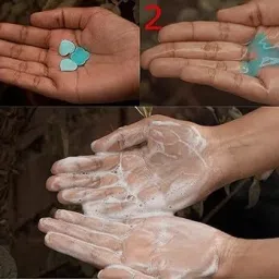 newsparsh Tilak APPLE SHAPE HAND AND FACE CLEANING PAPER SOAP image 2