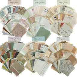 360 Sheets Vintage Scrapbook Paper Supplies DIY Journaling Supplies for Drawing Theme, Scrapbook Kit-picture-16