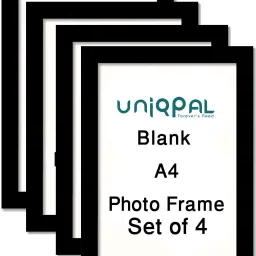 A4 Size Black Photo Frame for Wall Pictures 10 inch Wall Mount-image-49