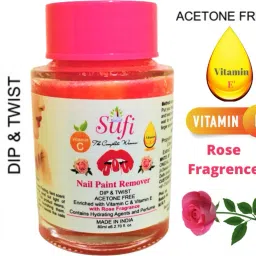 PREMIUM- Dip & Twist Instant Nail Paint Remover with ROSE Fragrance: - Acetone Free, Enriched with Vitamin C or Vitamin E.-image-16