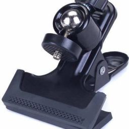 MILLETS Branded Black Metal Photo Studio Flash Spring Clamp Clip Mount with Multi Purpose 1/4" Mini Tripod Ball Head Kit Shoe Mount for All DSLR Camera Stand F.LCD Monitor D2C Flash Shoe Adapter-2